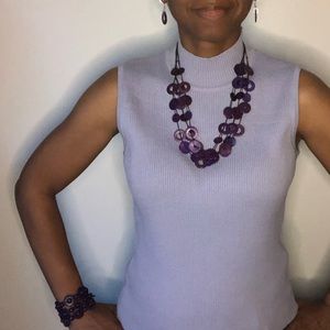 Purple Circle Jewelry